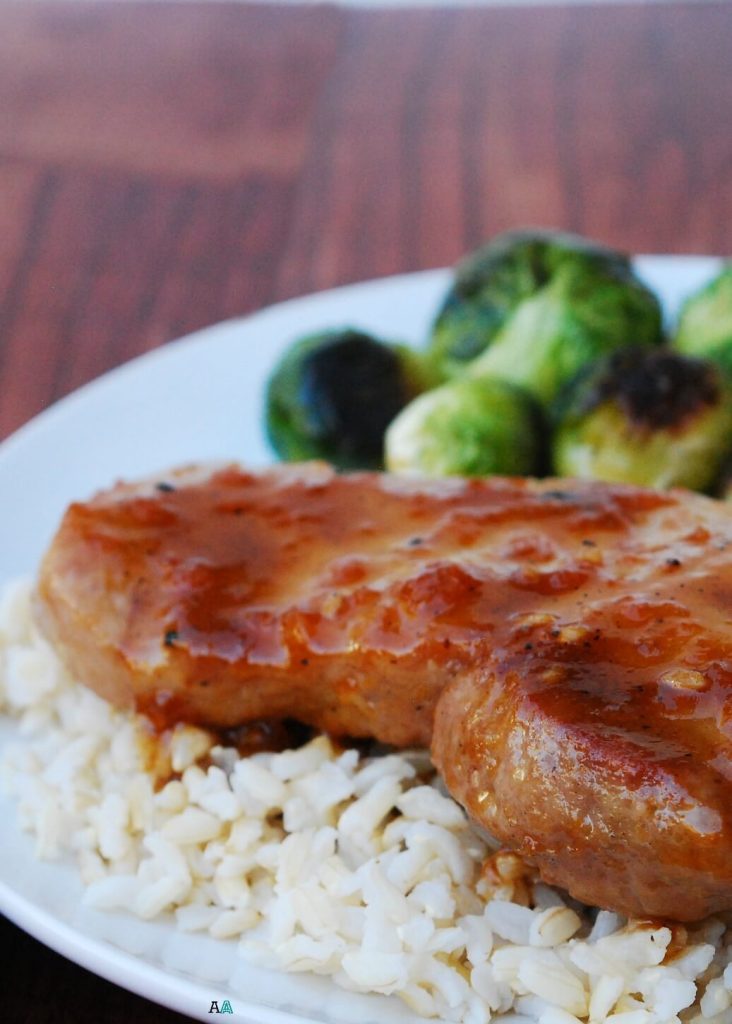 Apricot Ginger Glazed Pork Chops (Top 8 Free)