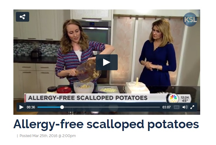 scalloped potatoes featured on TV