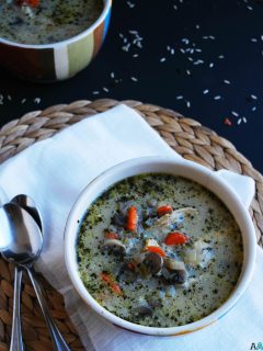 Chicken, Mushroom & Wild Rice Soup (GF, DF, Egg, Peanut/Tree nut Free) Recipe by Allergy Awesomeness