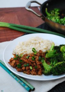 Gluten Free 30 Minute Korean Chicken and Broccoli (Top 8 Free Too!)