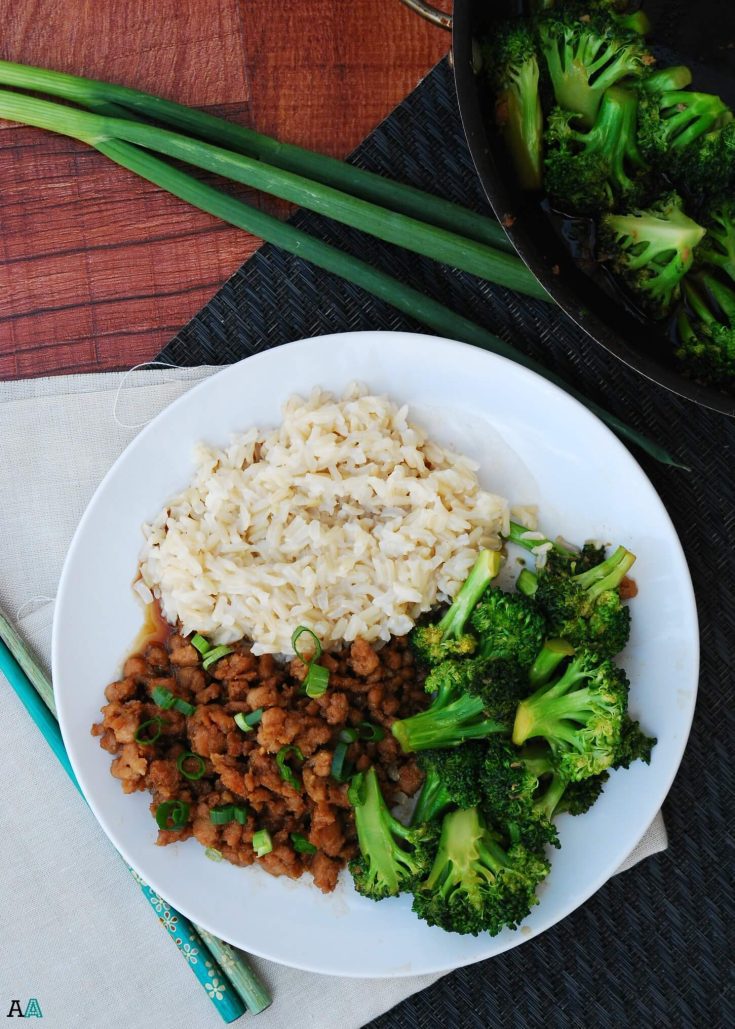 30 Minute Dairy Free Korean Chicken and Broccoli