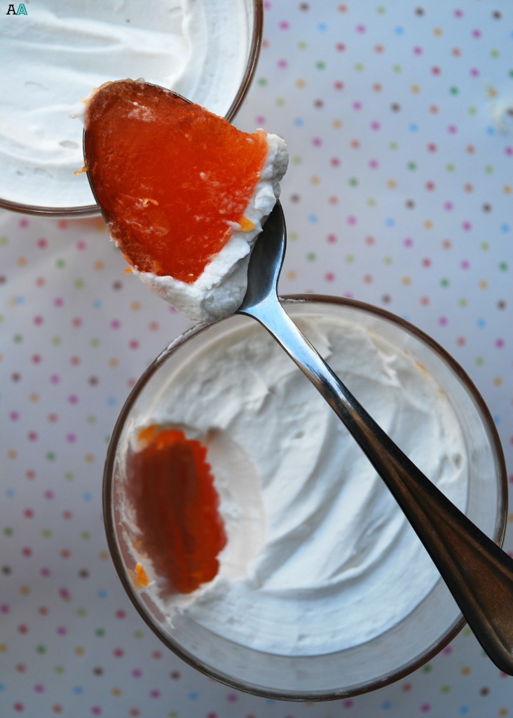 Double Apricot Jello with Whipped Coconut Cream (GF, DF, Egg, Soy, Peanut/Tree nut Free, Top 8 Free) Recipe by Allergy Awesomeness