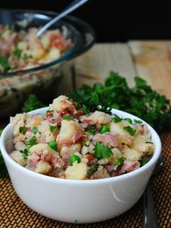 German Potato Salad (GF, DF, Egg, Soy, Peanut/Tree nut Free, Top 8 Free, Vegan Option) Recipe by Allergy Awesomeness