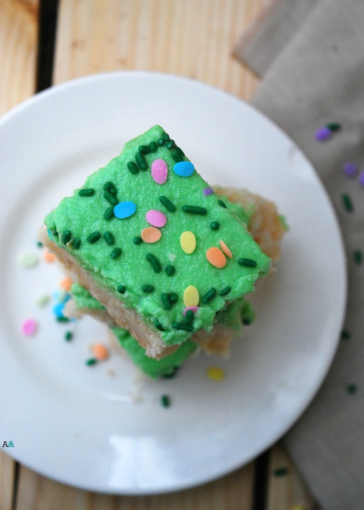 dairy-free sugar cookie bars