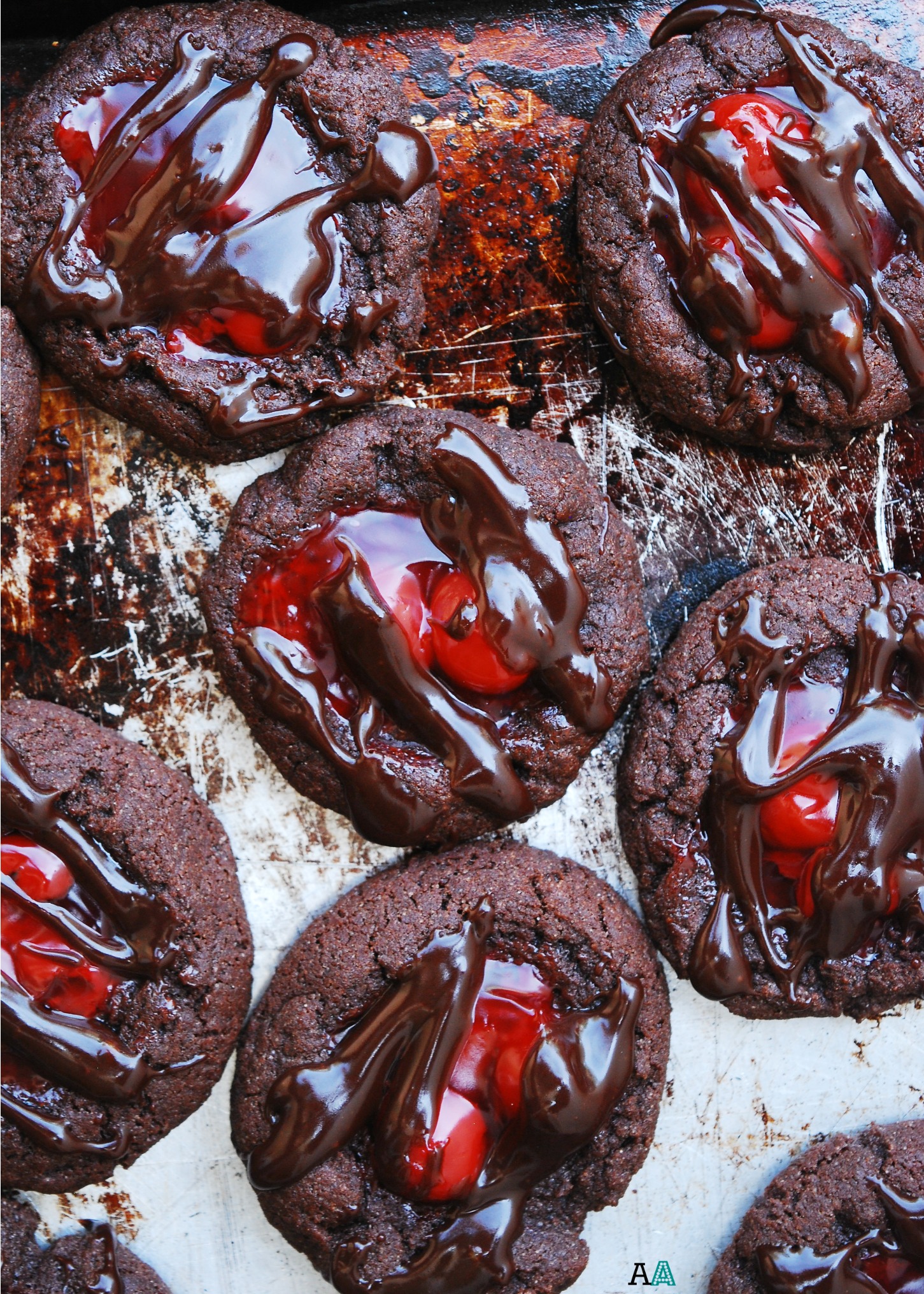 Cherry Chocolate Thumbprint Cookies (GF, DF, Egg, Soy, Peanut, Tree nut Free, Top 8 Free, Vegan) by Allergy Awesomeness