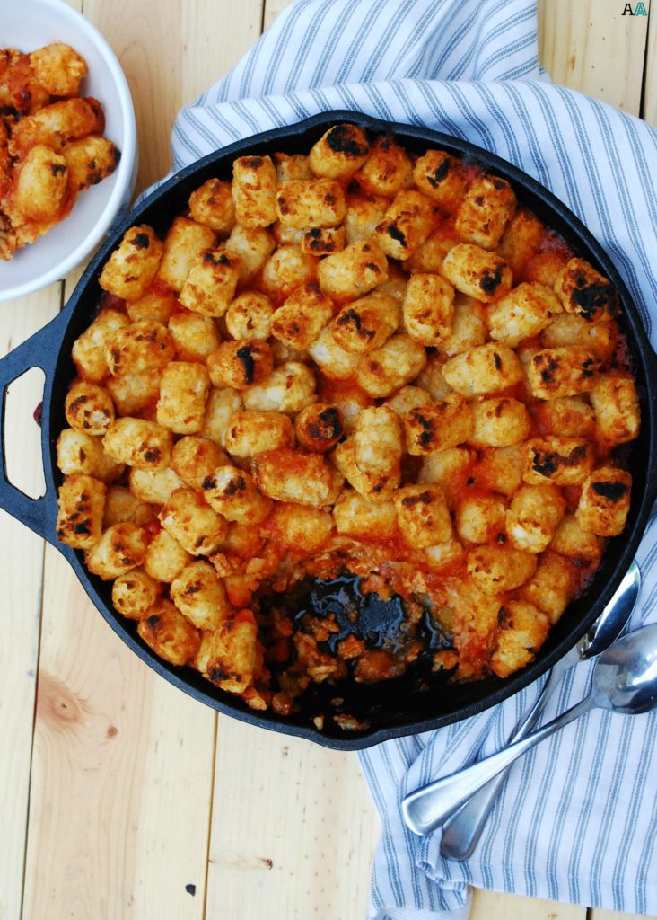 dairy free Skillet Sloppy Joe Casserole recipe