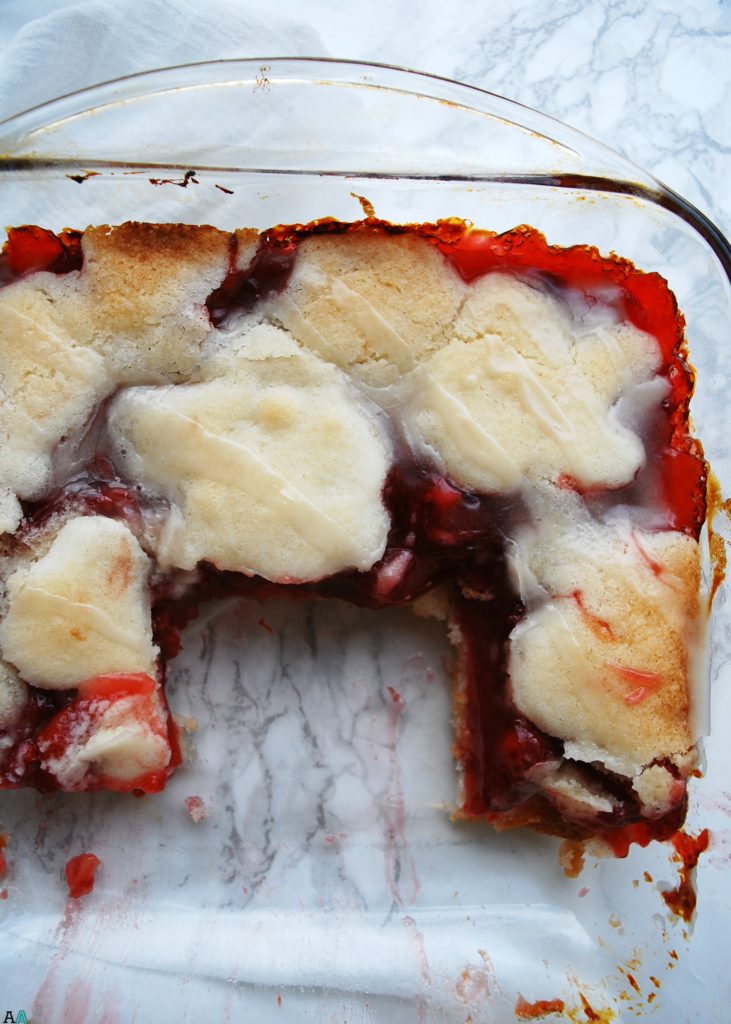 Cherry Cobbler (Gluten, Dairy, Egg, Soy, Peanut Tree nut Free; Vegan, Top 8 Free) Dessert recipe by AllergyAwesomeness.com