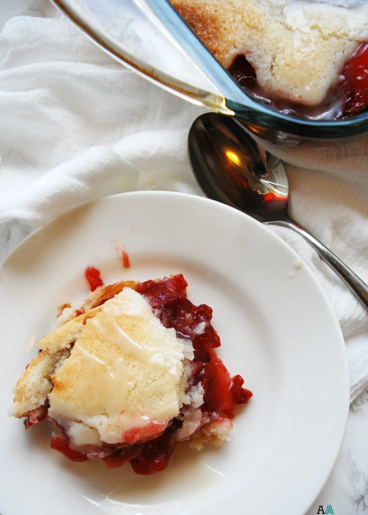 Cherry Cobbler (Gluten, Dairy, Egg, Soy, Peanut Tree nut Free; Vegan, Top 8 Free) Dessert recipe by AllergyAwesomeness.com