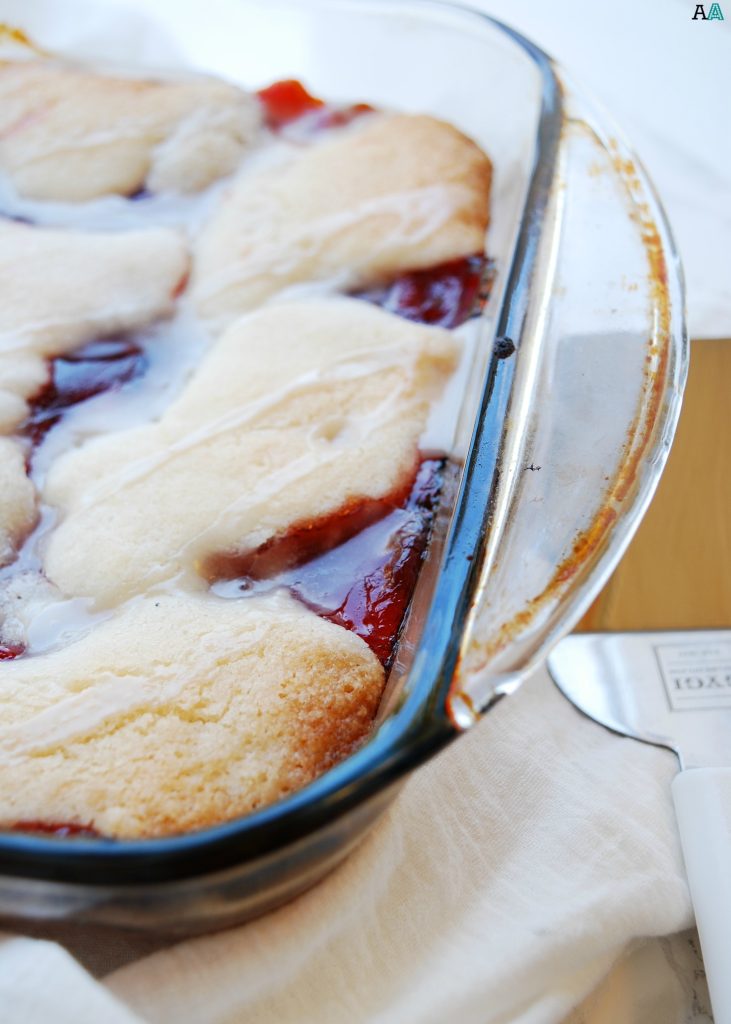 Cherry Cobbler (Gluten, Dairy, Egg, Soy, Peanut Tree nut Free; Vegan, Top 8 Free) Dessert recipe by AllergyAwesomeness.com