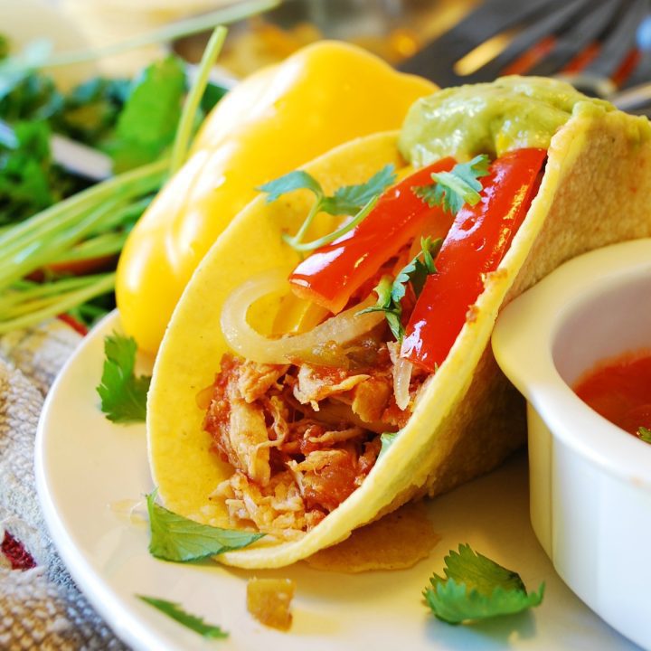 dairy-free-slow-cooker-salsa-chicken-tacos