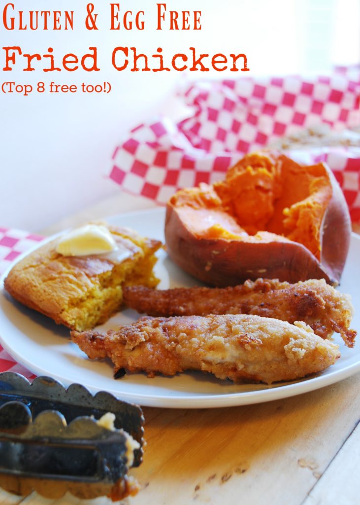 gluten free, dairy free and egg free fried chicken recipe by AllergyAwesomeness.com