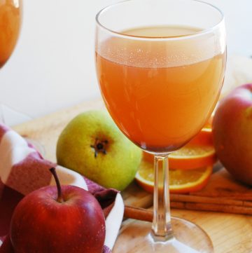 Slow Cooker Apple Pear Cider (Gluten, dairy, egg, soy, peanut & tree nut free; top 8 free; vegan) Drink recipe by AllergyAwesomeness.com