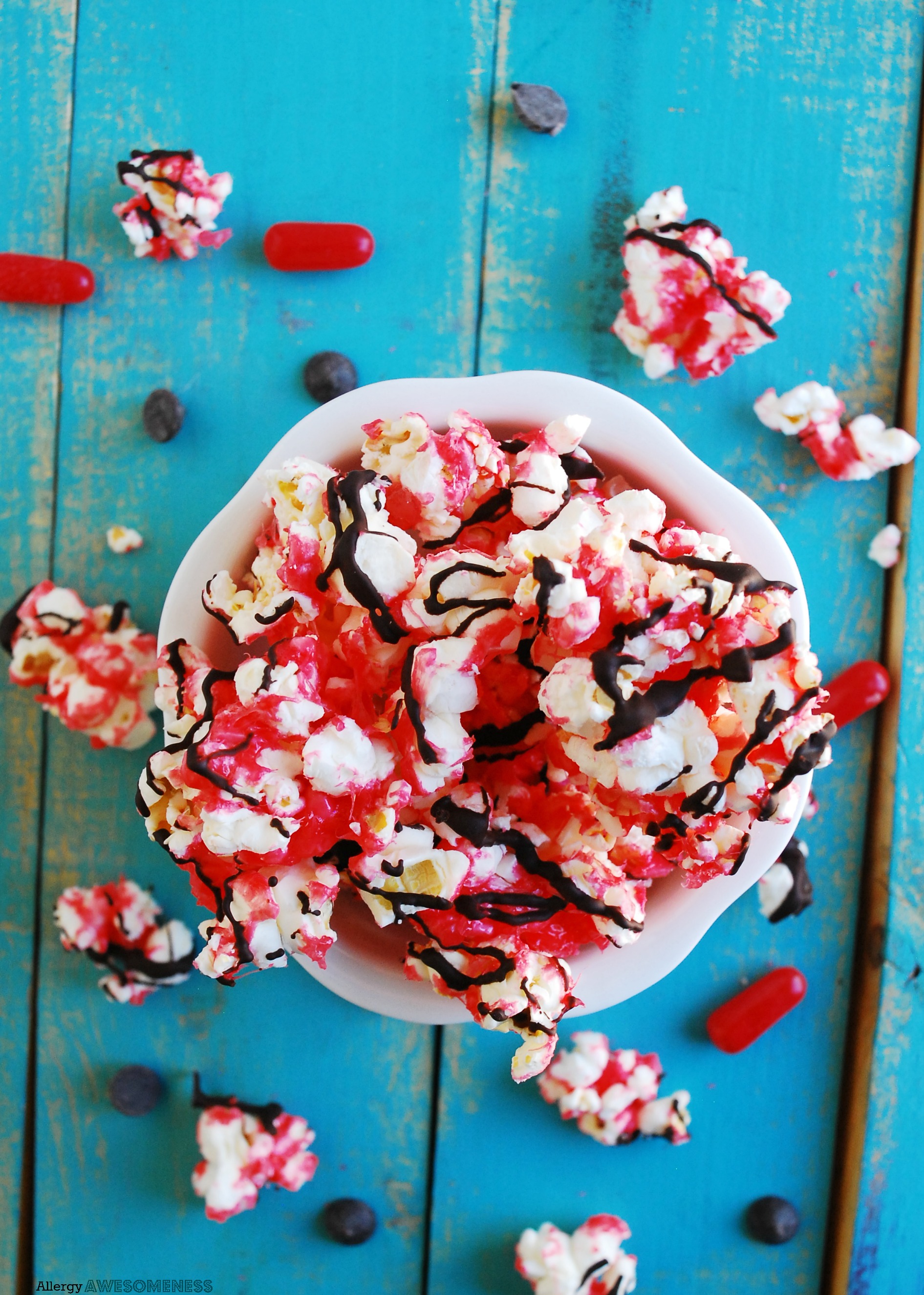 Allergyfriendly Cinnamon Chocolate Popcorn (Gluten, dairy, egg, soy