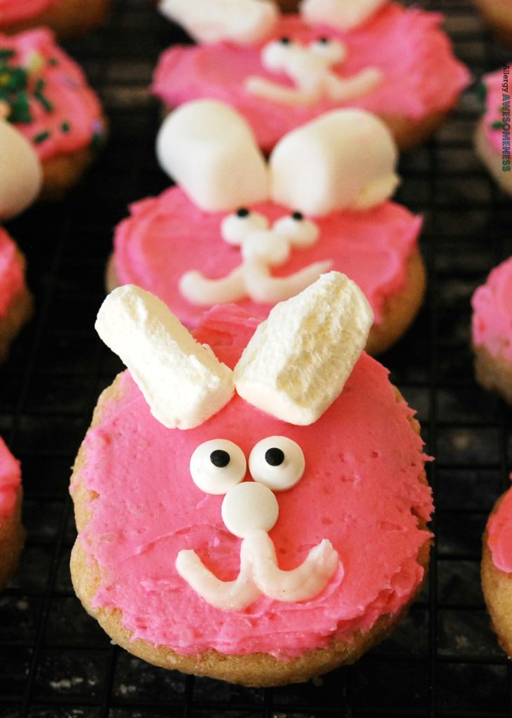 Gluten-free Vegan Easter Sugar Cookies by AllergyAwesomeness