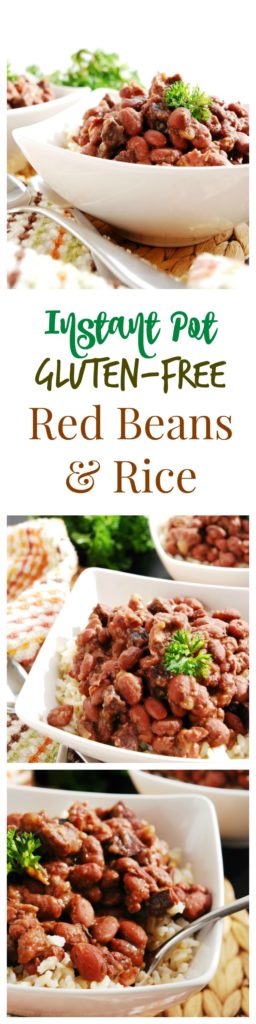 Instant Pot Gluten-free Red Beans and Rice (No soak!) by AllergyAwesomeness