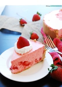 Gluten-free No Bake Strawberry Pie