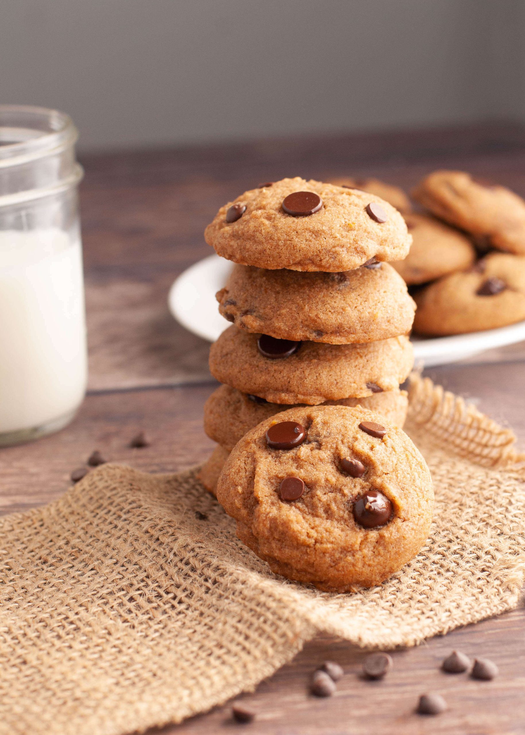 Allergy friendly Pumpkin Chocolate Chip Cookies (Glutenfree, top8