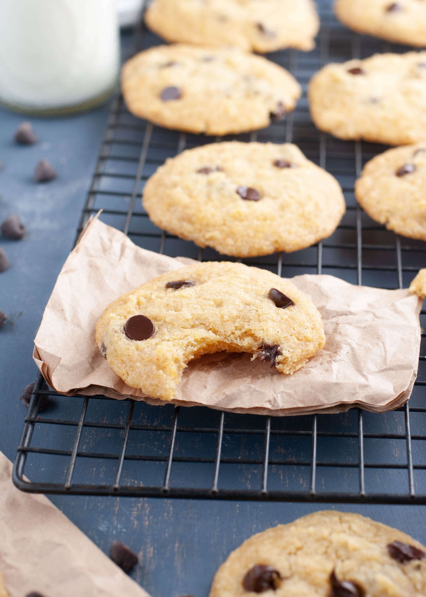 Soft Allergyfriendly Chocolate Chip Cookies (Gluten, dairy, egg, & nut