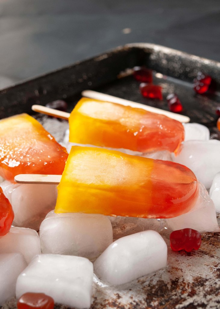melted-gummy-bear-popsicles 
