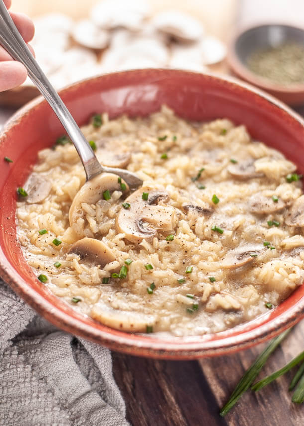 Instant pot mushroom rice recipe sale