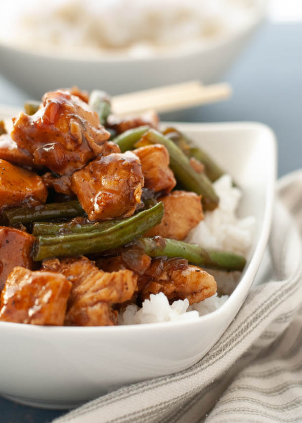 Gluten Free Black Pepper Chicken & Green Beans | Allergy Awesomeness