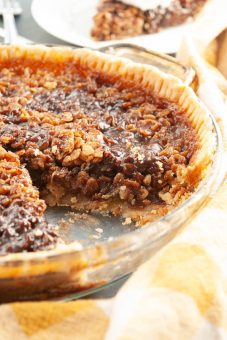 Black Bottom Oatmeal Pie (Also Known As No Nut Pecan Pie)