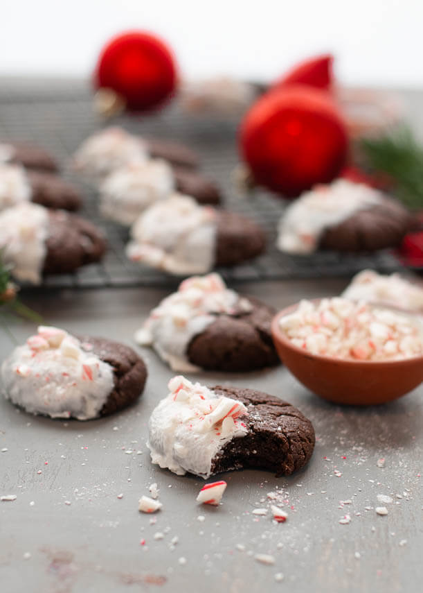 gluten-free-vegan-beautiful-white-chocolate-dipped-peppermint-cookies-for-christmas-cookie-plates