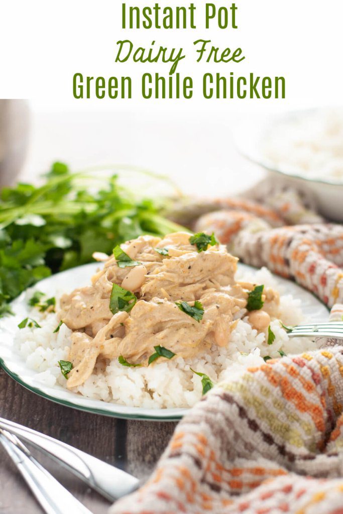Instant Pot Dairy Free Green Chile Chicken Recipe by Allergy Awesomeness