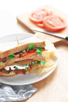 Gluten and Dairy Free BLT (with egg-free options too!)