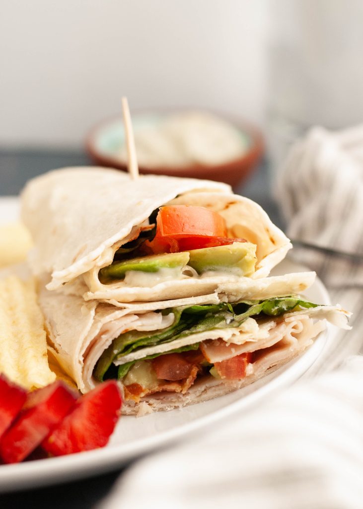 BLT Wrap Sandwiches Recipe