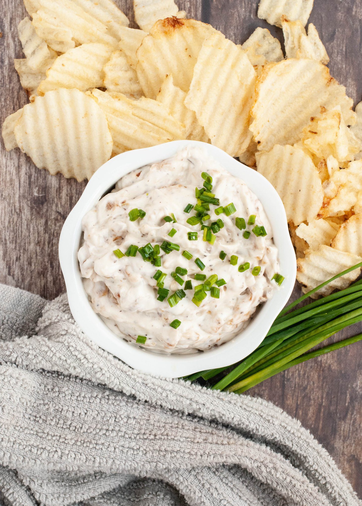 Joanna Gaines' French Onion Dip Made Vegan Allergy Awesomeness