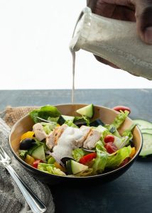 greek-chicken-salad-with-dairy-free-tzatziki-sauce