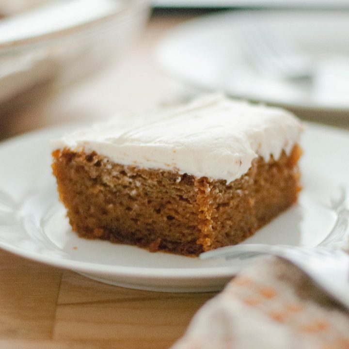 One Bowl Gluten Free Vegan Pumpkin Cake