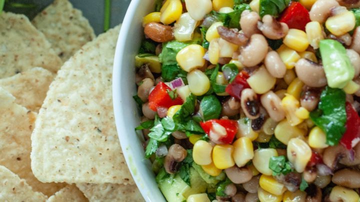 Black Eyed Pea Salsa Dip
