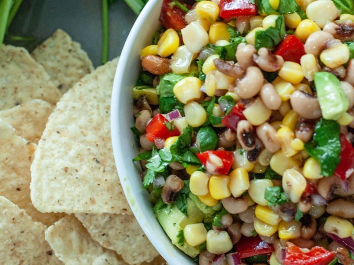 black eyed pea salsa with italian dressing Black Eyed Pea Salsa Dip