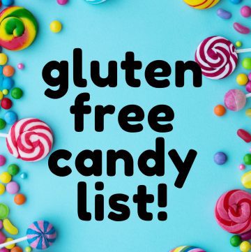 gluten free candy list poster