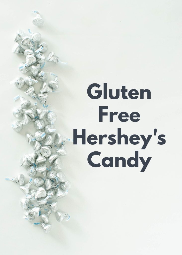 gluten-free-hersheys-kisses-laid-flat-on-poster-board