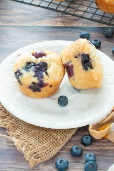 Gluten Free Blueberry Muffins + VIDEO
