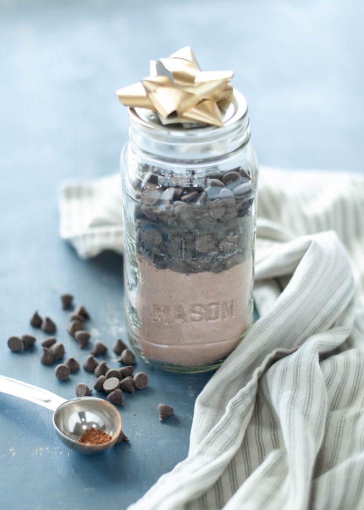 homemade- gluten-free-brownie-mix-in-a-jar-with-a-box