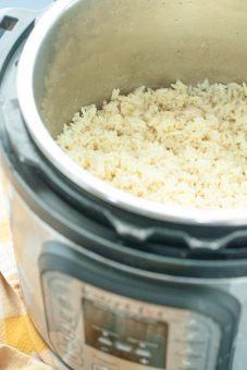 Instant Pot Mediterranean Lemon Rice + VIDEO